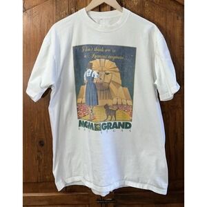 Vintage 1990'S MGM Grand Wizard Of Oz T Shirt Men's Sz Med/large White No Tags